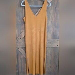 Banana Republic Ribbed Tank Midi Dress- V Cleavage Size M
